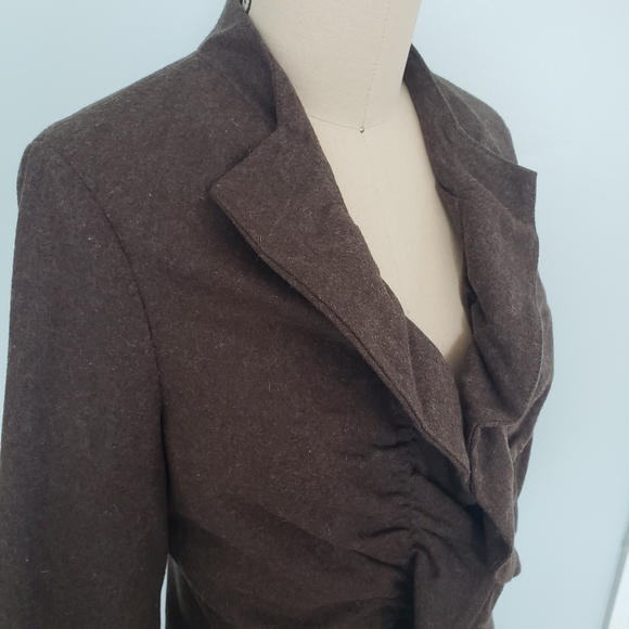 Tabitha Brown Wool Blend Blazer Jacket, 4 - Picture 5 of 9